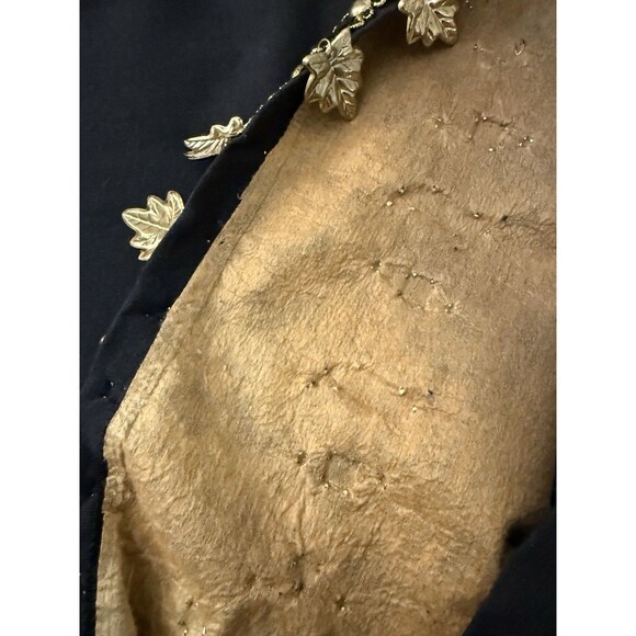 Vintage 80's Women's Plus 3X Top Black w/ Metal Embellishment & Art to Wear - Picture 11 of 16